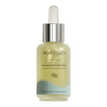 Concentré Purifiant Nuit Sérum Visage Nuit 30ml - Pur Eden - Soin - Visuel 1