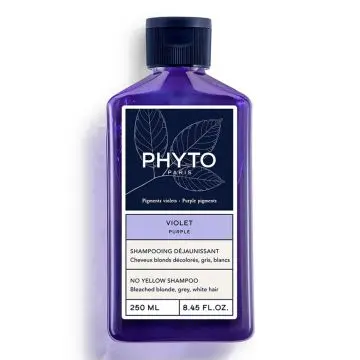 Shampooing Déjaunissant  Cheveux Blonds Décolorés, Gris, Blancs 250ml - Phyto - Soin - Visuel 1 Shampooing Déjaunissant  Cheveux Blonds Décolorés, Gris, Blancs 250ml - Phyto - Soin - Visuel 1