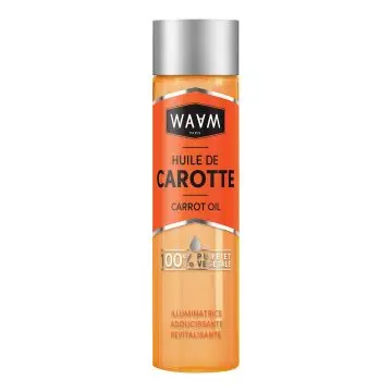 HUILE DE CAROTTE Visage, Cheveux et Corps 100ml - Waam - Soin - Visuel 1