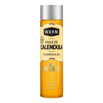 HUILE DE CALENDULA Apaisante, réparatrice, régénérante Flacon 100ml - Waam - Soin - Visuel 1