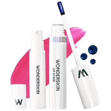 Wonder Blading Peel & Reveal Lip Stain Kit Kit Encre à Lèvres & Activateur Neon Rose - WONDERSKIN - Maquillage - Visuel 4