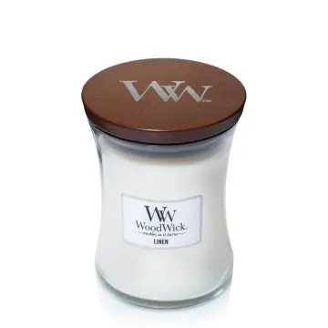 Linge Propre Bougie Parfumée Moyenne Jarre - Woodwick - Accessoire - Visuel 1