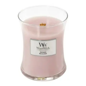 Bois de Rose Bougie Parfumée Moyenne Jarre  - Woodwick - Accessoire - Visuel 1