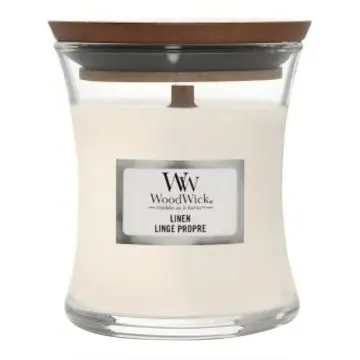 Linge Propre Bougie Parfumée Mini Jarre - Woodwick - Accessoire - Visuel 1