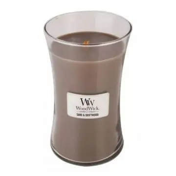 Sable & Bois Flotté Bougie Parfumée Grande Jarre - Woodwick - Accessoire - Visuel 1
