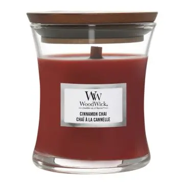 Chaï à la Cannelle Bougie Parfumée Mini Jarre - Woodwick - Accessoire - Visuel 1 Chaï à la Cannelle Bougie Parfumée Mini Jarre - Woodwick - Accessoire - Visuel 1