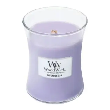 Lavande Relaxante Bougie Parfumée Moyenne Jarre  - Woodwick - Accessoire - Visuel 1