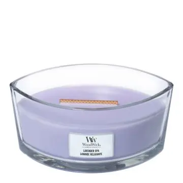 Lavande Relaxante Bougie Parfumée Ellipse - Woodwick - Accessoire - Visuel 1