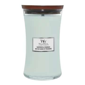 Bois de Sauge & Posidonie Bougie Parfumée Grande Jarre - Woodwick - Accessoire - Visuel 1