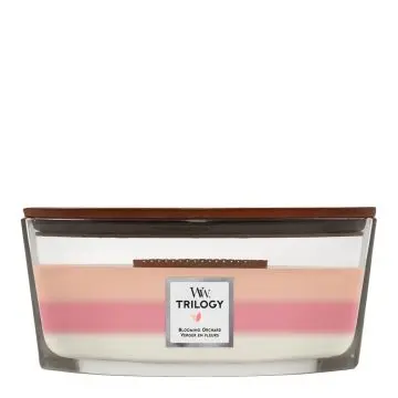 Trilogy - Verger en Fleurs Bougie Parfumée Ellipse - Woodwick - Accessoire - Visuel 1