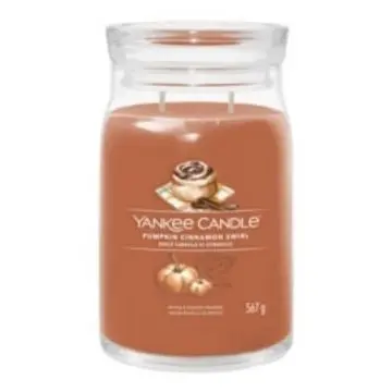 Roulé Cannelle et Citrouille  Bougie Parfumée Grande Jarre  567g - Yankee Candle - Accessoire - Visuel 1 Roulé Cannelle et Citrouille  Bougie Parfumée Grande Jarre  567g - Yankee Candle - Accessoire - Visuel 1