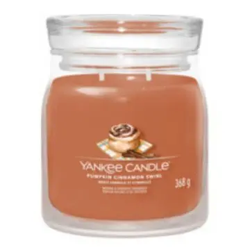 Roulé Cannelle et Citrouille  Bougie Parfumée Moyenne Jarre  368g - Yankee Candle - Accessoire - Visuel 1 Roulé Cannelle et Citrouille  Bougie Parfumée Moyenne Jarre  368g - Yankee Candle - Accessoire - Visuel 1