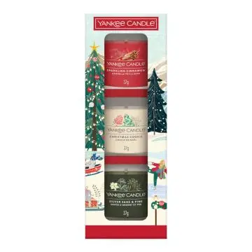 Collection Après-Ski Coffret Esprit de Noël 3 Mini Bougies Votives  - Yankee Candle - Accessoire - Visuel 1