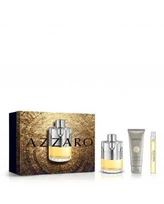 Coffret Wanted Eau de Toilette 100ml, Shampooing Cheveux et Corps & Format Voyage 