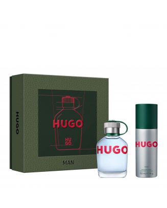 Coffret Hugo Man Eau de Toilette 75ml & Déodorant Spray 