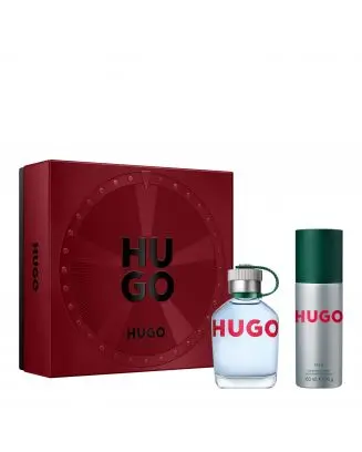 Coffret Hugo Man Eau de Toilette 75ml & Déodorant Spray 