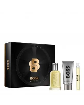Coffret Boss Bottled Eau de Toilette 100ml, Gel Douche & Format Voyage 