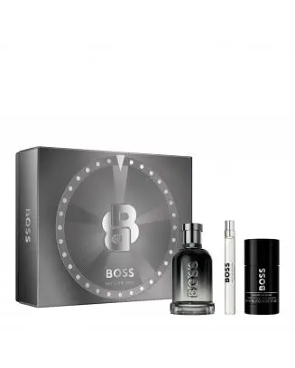 Coffret Boss Bottled Beyond Eau de Parfum 100ml, Déodorant Stick & Format Voyage 