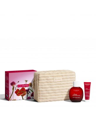 Coffret Rituel Vitalité Eau de Soin Corps, Gel Douche & Trousse 