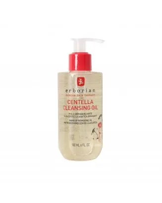 Centella Cleansing Oil 7 HERBS Flacon pompe 180ml - Erborian - Soin - Visuel 1