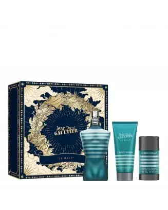 Coffret Le Male Eau de Toilette 125ml, Baume Après-Rasage & Déodorant Stick 