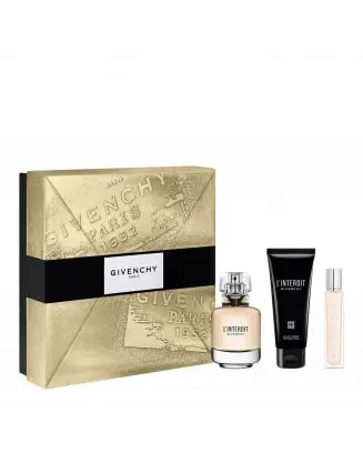 Coffret L'Interdit Eau de Parfum 50ml, Lait Corps & Format Voyage 