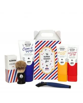 THE SUPER DADDY BOX Coffret de rasage pour homme 75ml + 175ml + 75ml
