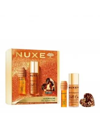 Coffret Le Glow Ultime Huile Multi-Fonctions, Soin Lèvres & Pince 