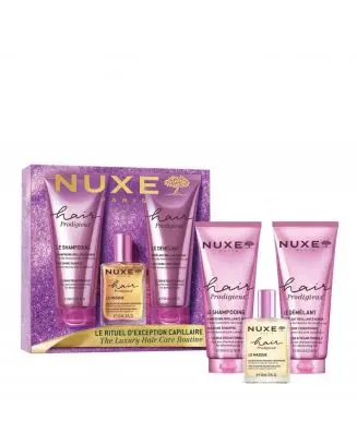 Coffret Le Rituel d'Exception Capillaire Shampooing, Démêlant & Masque Cheveux 