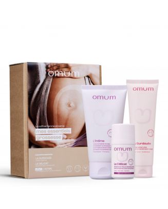 Coffret Essentiels Grossesse Crème Vergetures, Déodorant & Soin d'Hygiène intime 