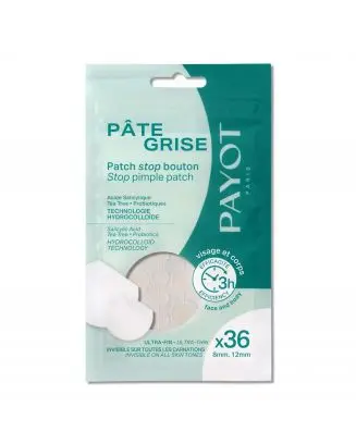 Pâte Grise Patchs Stop Bouton 36 patchs