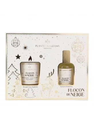 Coffret Flocon de Neige Bougie & Parfum d'Intérieur 