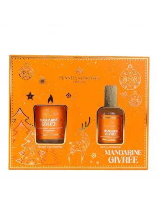 Coffret Mandarine Givrée Bougie & Parfum d'Intérieur 