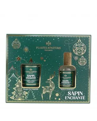 Coffret Sapin Enchanté Bougie & Parfum d'Intérieur 