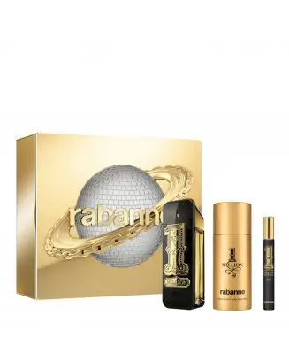 Coffret 1 Million Black Eau de Parfum 100ml, Déodorant Spray & Format Voyage 