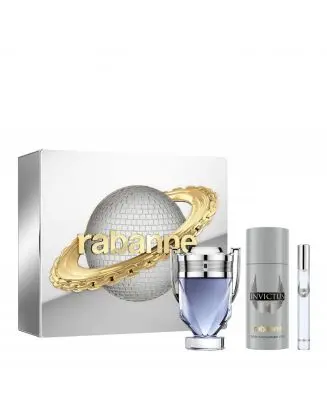 Coffret Invictus Eau de Toilette 100ml, Déodorant Spray & Format Voyage 