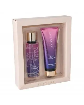 Coffret Ecstasy Pure Allure Brume & Lait Corps 