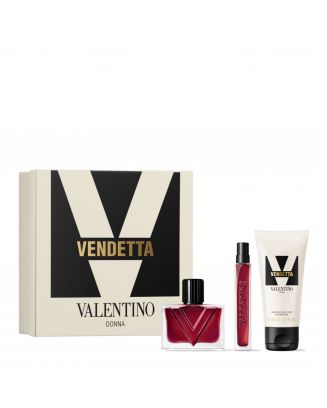 Coffret Vendetta Donna Eau de Parfum 50ml, Lait Corps & Format Voyage 