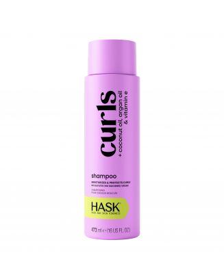 Curls - Huile de Coco, Huile d'Argan & Vitamine E Shampooing pour Cheveux Bouclés 473ml