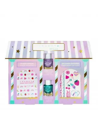Coffret My Little Beauty House Vernis à l'Eau, Stickers Ongles & Tatouages Éphémères 