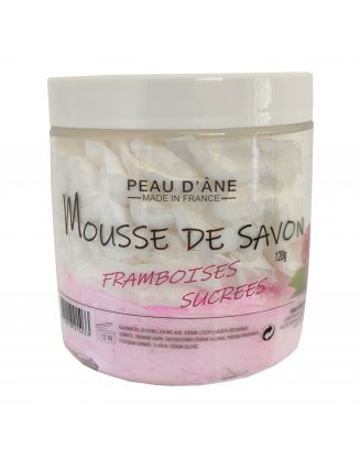 Mousse de savon framboises sucrées mousse de savon framboise 120 g 