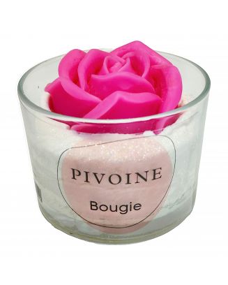 Bougie Verrine Pivoine Bougie Parfumée 
