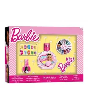 Coffret Barbie Eau de Toilette 50ml & Manucure 