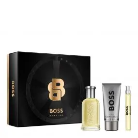 Coffret Boss Bottled Eau de Toilette 100ml, Gel Douche & Format Voyage 