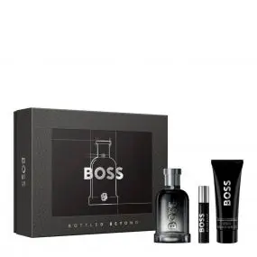 Coffret Boss Bottled Beyond Eau de Parfum 100ml, Gel Douche & Format Voyage 