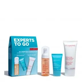 Coffret Essentiels Hydratation Mousse Nettoyante Visage, Crème Visage & Baume Corps 