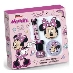 Coffret Minnie Baume à Lèvres, Vernis, Lime à Ongles & Miroir 