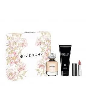 Coffret L'Interdit Eau de Parfum 50ml, Lait Corps & Rouge à Lèvres 
