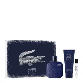 Coffret L.12.12 Bleu Eau de Parfum 100ml, Gel Douche & Format Voyage 