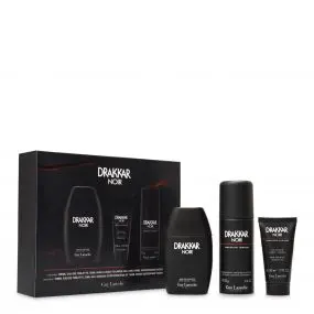 Coffret Drakkar Noir Eau de Toilette 100ml, Gel Douche & Déodorant Spray 